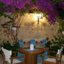 Medieval Inn - New Garden at night