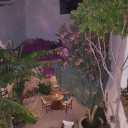 Medieval Inn - New Garden at night