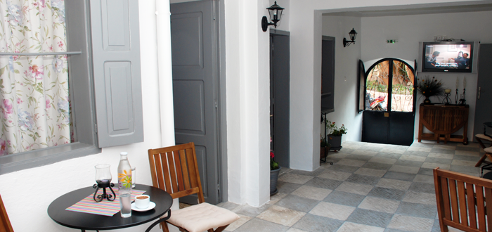 Terrace and TV